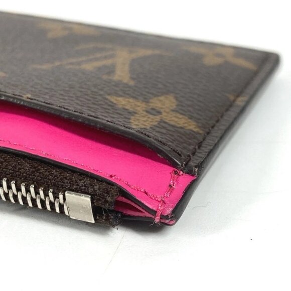 LOUIS VUITTON M82912 Monogram Coin card holder Compact Wallet Card Case purse - Picture 7 of 16